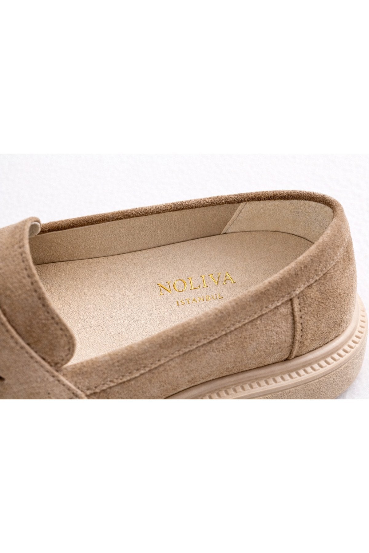 Women's Black Suede Loafer Casual Flat Maskuline Shoes