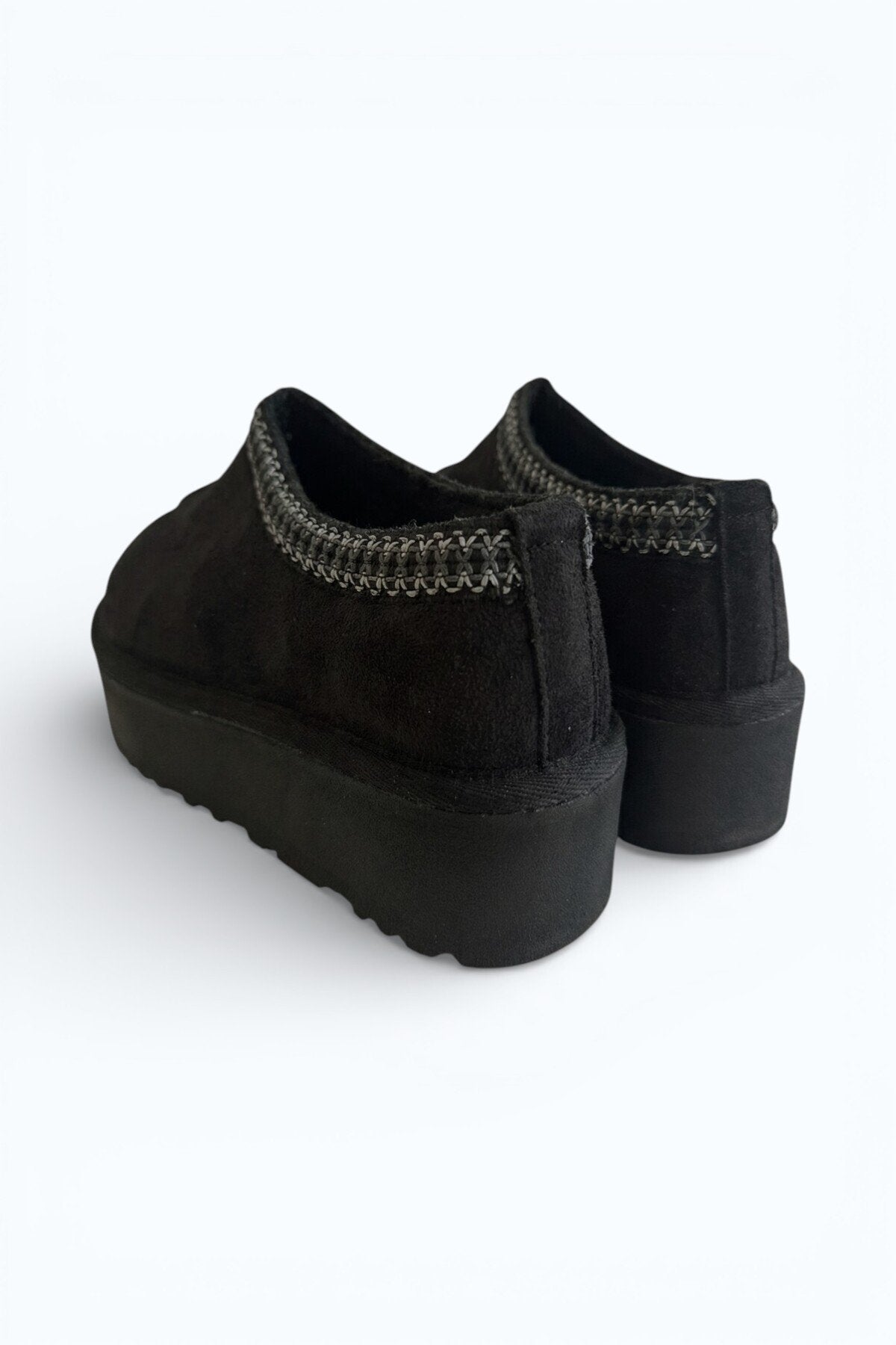 Women's Suede Faux Fur Lined Platform Winter Boots
